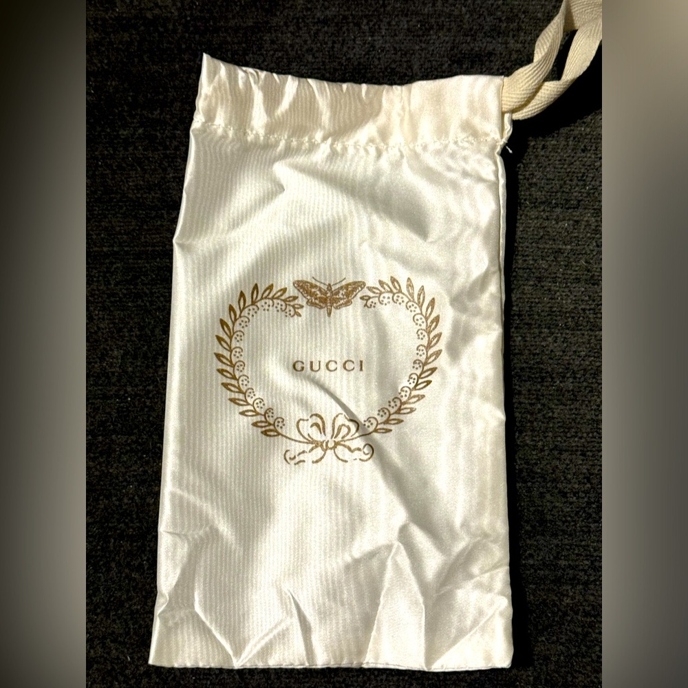 Gucci Satin Drawstring pouch